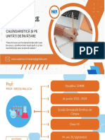 Planificare Continuturi Chimie Vii