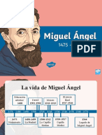 Línea Del Tiempo de Miguel Angel