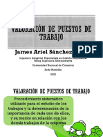 Valoración de Puestos de Trabajo