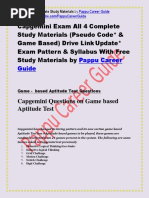  Capgemini Exam All 4 Complete Study Materials 