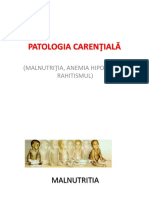 Patologia Carentiala - Malnutritia