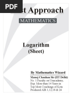 01 Logarithm - Sheet