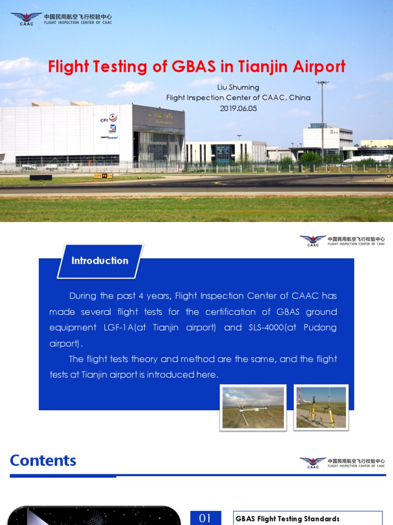 Gbas Flight Test PDF Aviation Aerospace