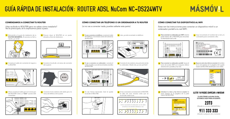 Guia Instalacion Router DS224WTV | PDF | Electrónica | Redes de ...