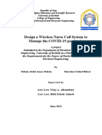 Design A Wireless Nurse Call System To Manage The COVID 19 Pandemic