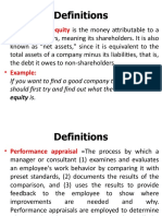 Definitions Vocabulary Business E3