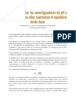 RESUMEN - RAE. BQ - Listar Los Amortiguadores de PH y Explicar Cómo Ellos Mantienen El Equilibrio Ácido-Base. - Documentos de Google