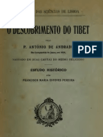 O Descobrimento Do Tibet, de Antonio de Andrade