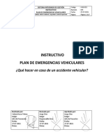 Plan de emergencias vehiculares