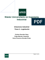 Tema 2 Urbanismo Industrial LEGISLACIÓN REV