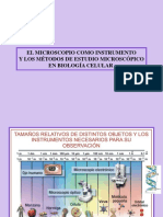 Bma111.2022. Biologia Celular. La Célula y El Microscopio. Métodos de Estudio