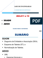 Análise e modelagem de sistemas com SSADM e UML