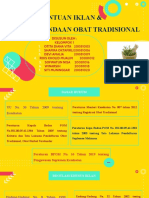 Ketentuan Iklan Obat Tradisional