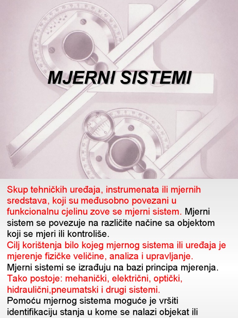 3.mjerni Sistemi | PDF