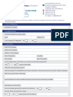 Commercial Fidelity Guarantee Claim Form