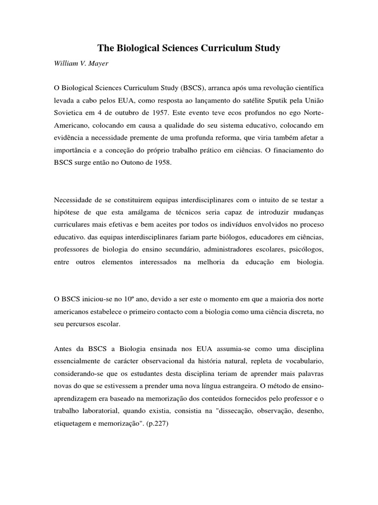 1 William V. Mayer (N) 1964 The American Biological Sciences