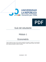 Guía Del Estudiante Módulo 1 Econometría