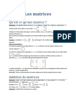 Chapitre 4 Matrices