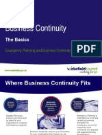 Business Continuity The Basics Presentation