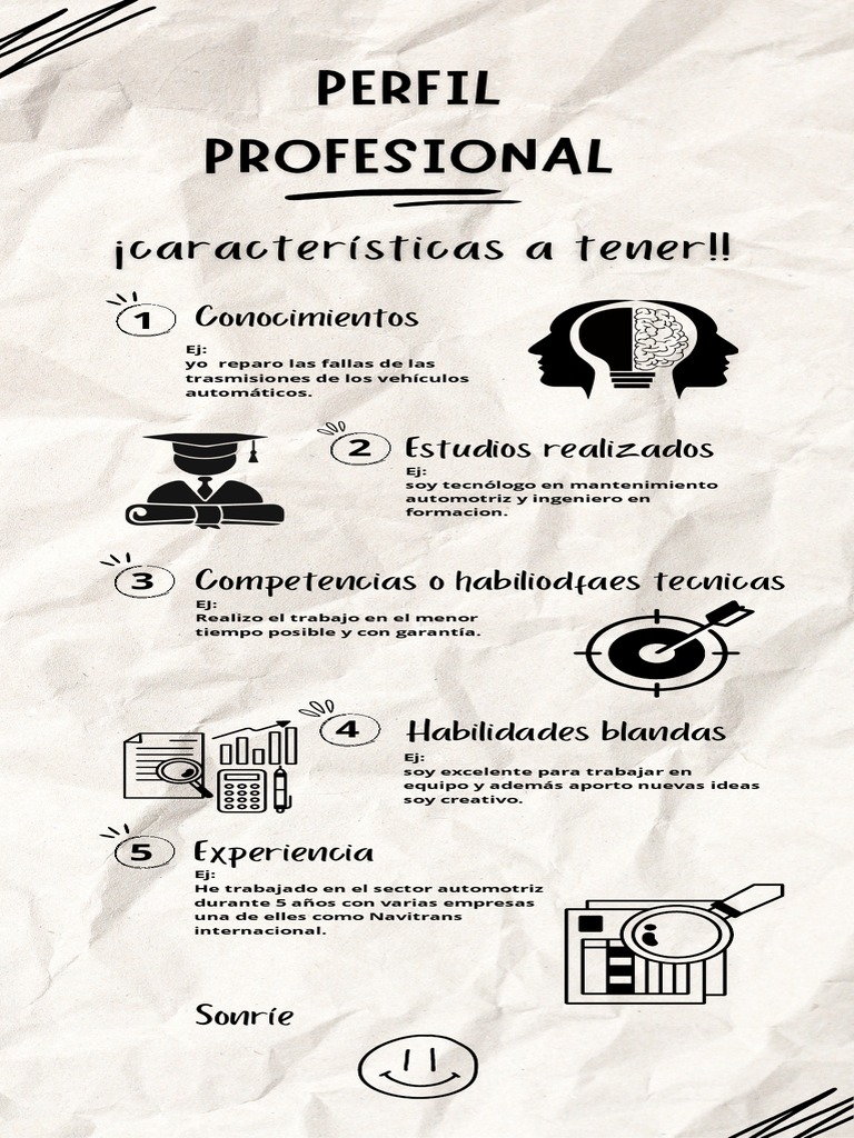Infografía Perfil Profesional | PDF