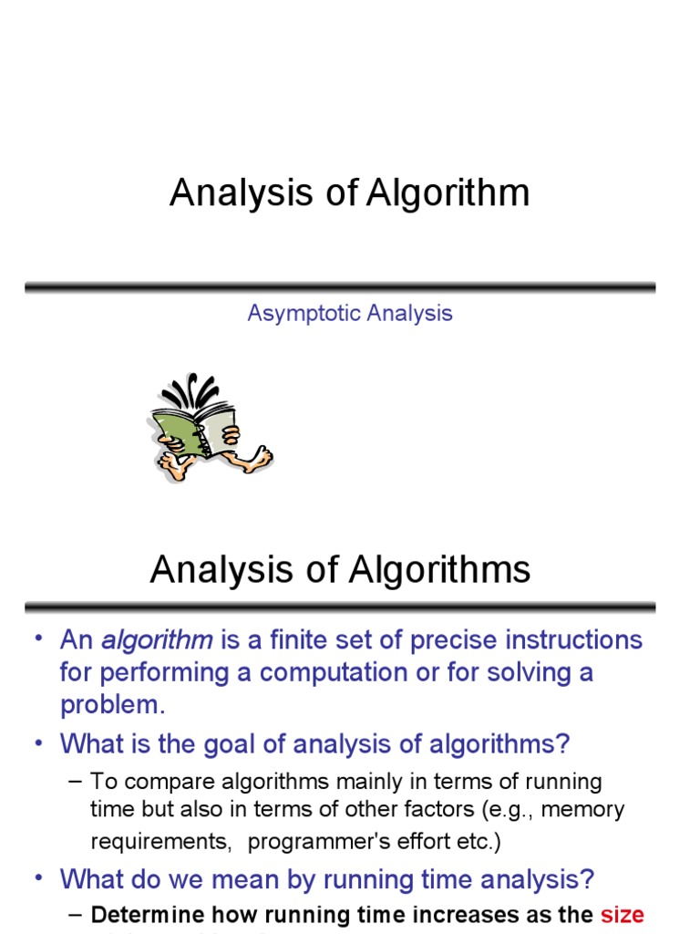 Algorithm Analysis and Asymptotic Notation | PDF | Time Complexity ...
