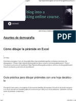 Pirámide Excel