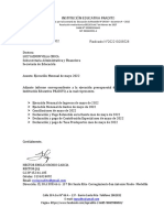 Informe Ejecucion Pptal Mayo 2022 IE Pradito