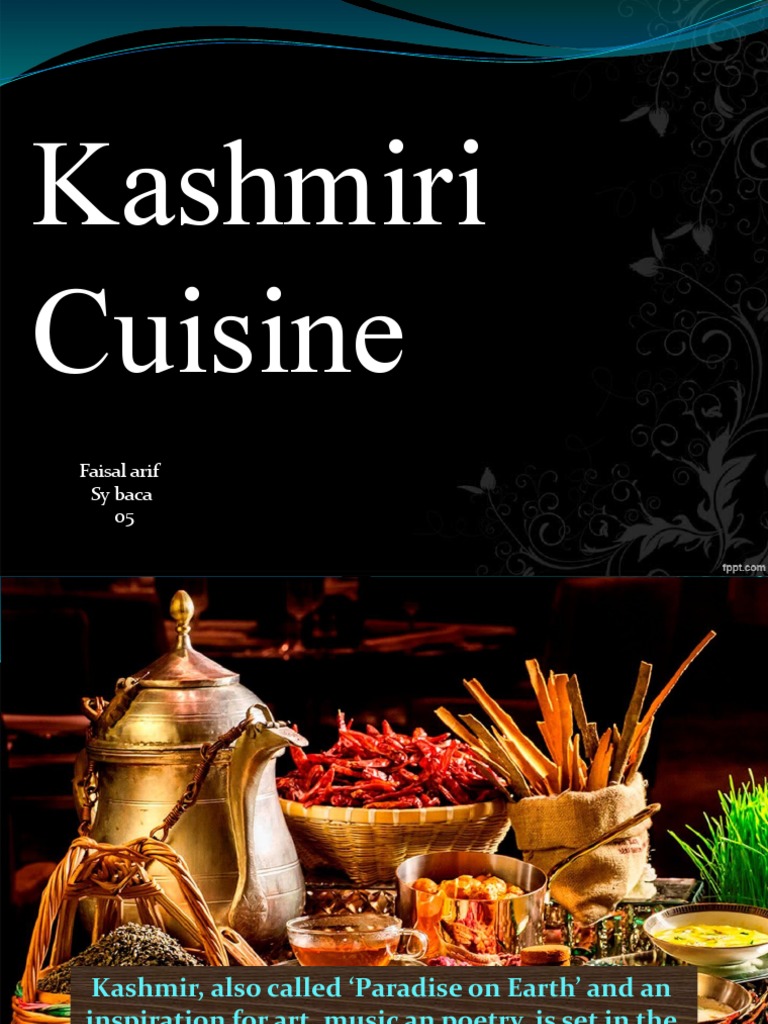 Kashmiri Cuisne' | PDF | Kashmir | Cuisine