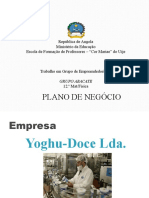 YOGHU-DOCE LDA. Plano de Negócio