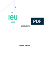 Actividad de Aprendizaje 3. Registro de Operaciones Por Medio Del Procedimiento de P Lizas Contables