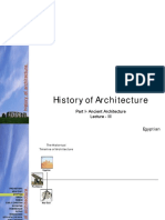 History of Architecture - Egyptian Architecture