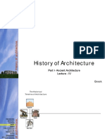 History of Architecture - Greek Architecture