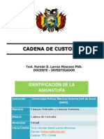 Cadena de Custodia Tema Ii