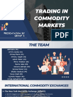 Trading in Commodity Markets