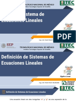 U3 Sistemas de Ecuaciones Lineales ALUMNOS