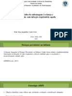 Cuidados de enfermagem à criança com infecção respiratória