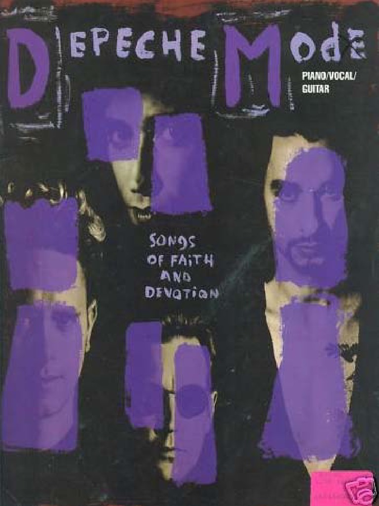 Depeche Mode - Songs of Faith and Devotion (PVG Book) | PDF