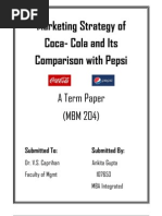 Download Marketing Strategy of Coca by Surabhi Gupta SN60730009 doc pdf