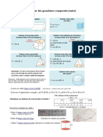 5e - Volumes- leçon et exercices