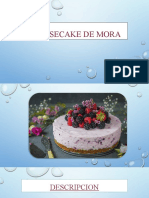 Cheesecake de Mora