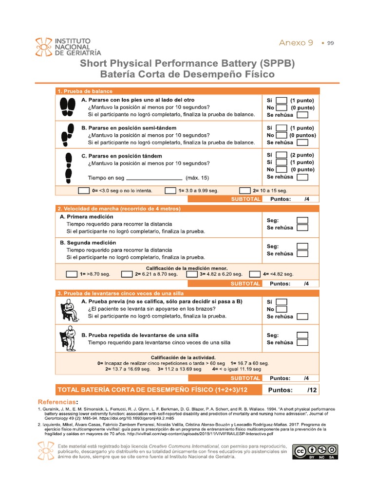SPPB | PDF