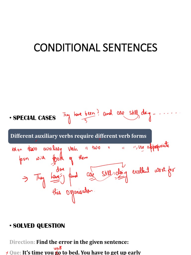 Conditionals PDF