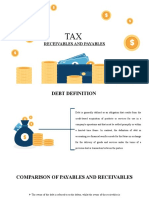 Tax Receivables and Payables