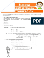 Factorizacion para Quinto de Primaria