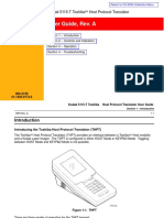 User Guide, Rev. A: Kodak 5115-T Toshiba Host Protocol Translator