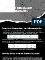 Ecuaciones diferenciales parciales separables y problemas con valores en la frontera