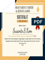 Navy Yellow Simple Elegant Sertifikat Partisipasi Certificate Landscape