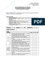 Pauta Evaluación Infografía, Caso Contingente y Presentación