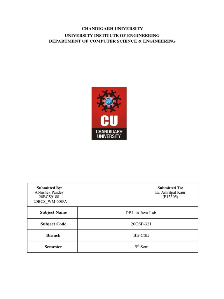 Java Lab Projects for CSE Students | PDF | Subroutine | Class (Computer ...