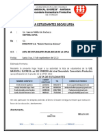 Modelo Carta Beca Rectora Upsa